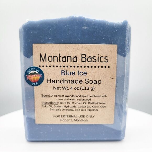 Blue Ice - Handmade Soap - Picture 1 of 3